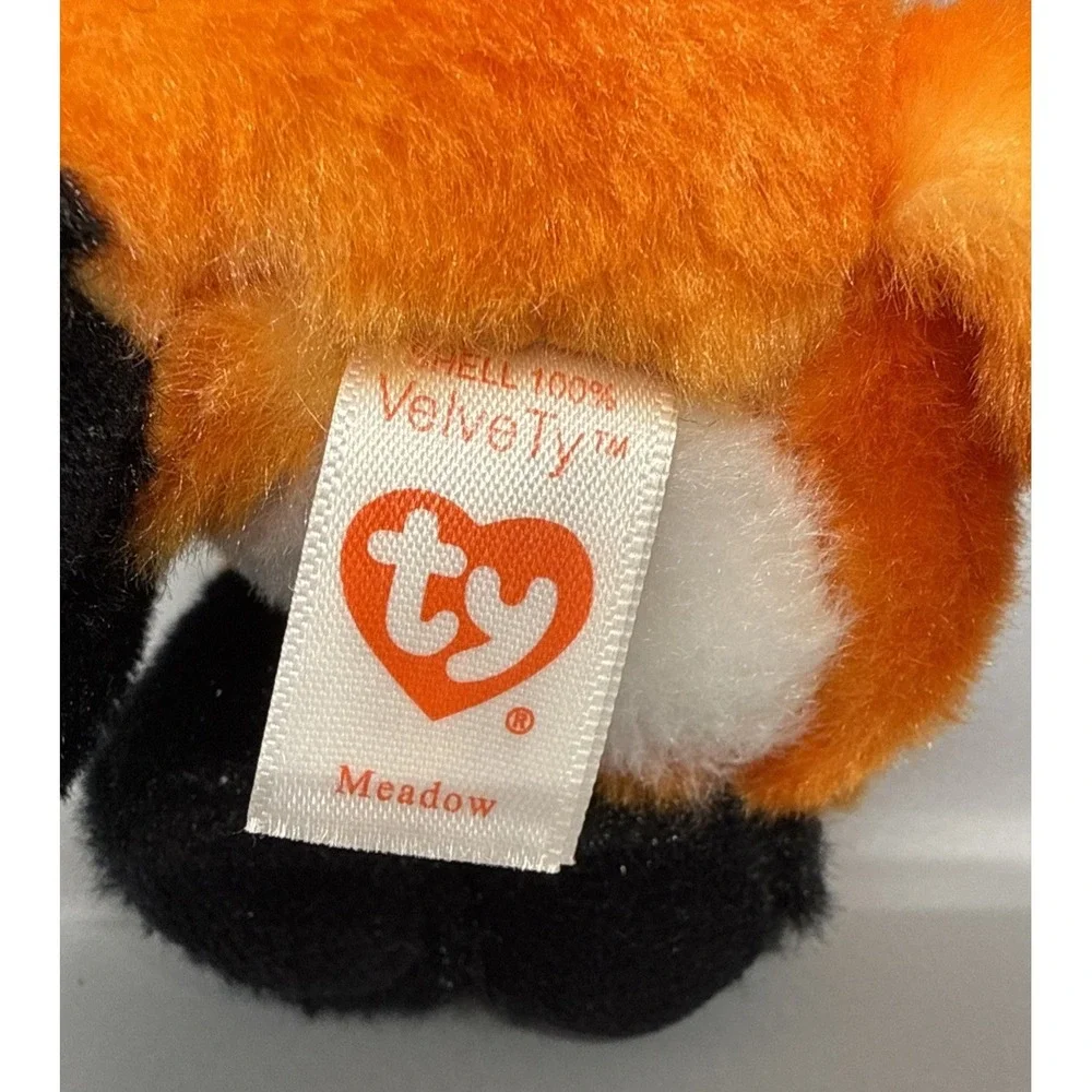 TY Beanie Boos - MEADOW the Fox (Glitter Eyes) Stuffie Plush Toy VelvetTY